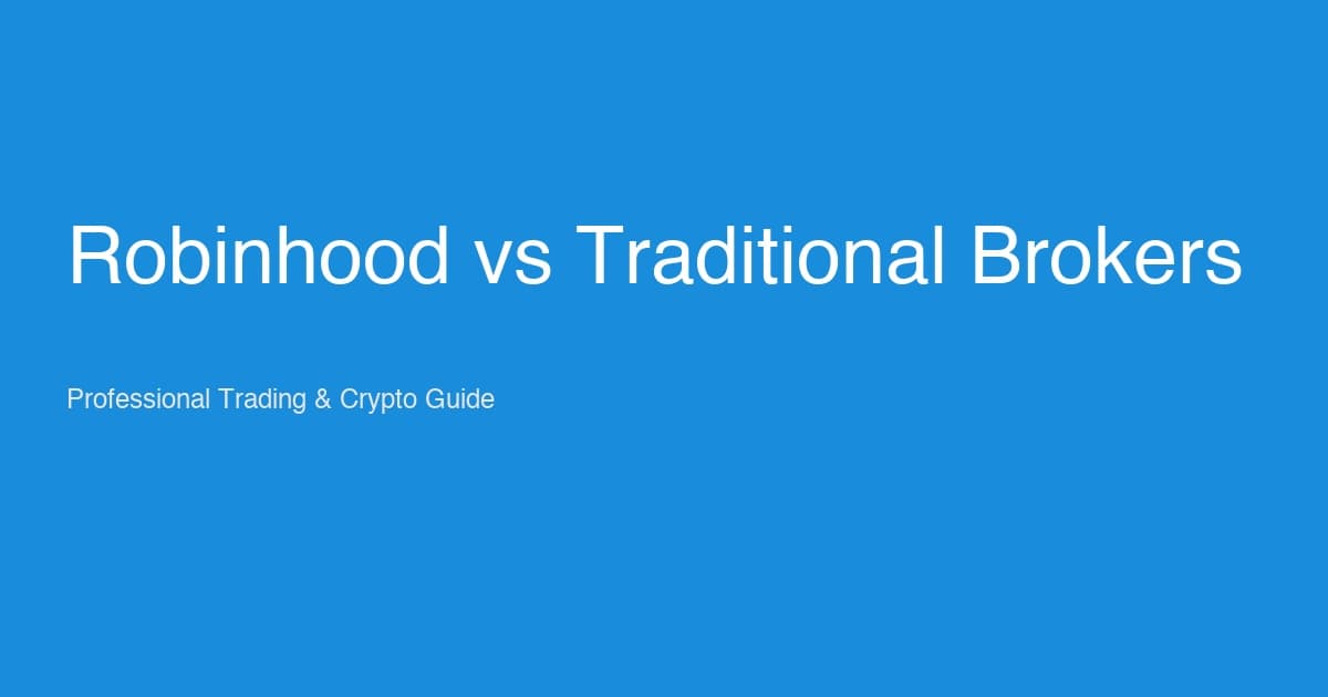Robinhood vs. Traditional Brokers: Fidelity, E*TRADE, and Charles Schwab (2025 Comparison)