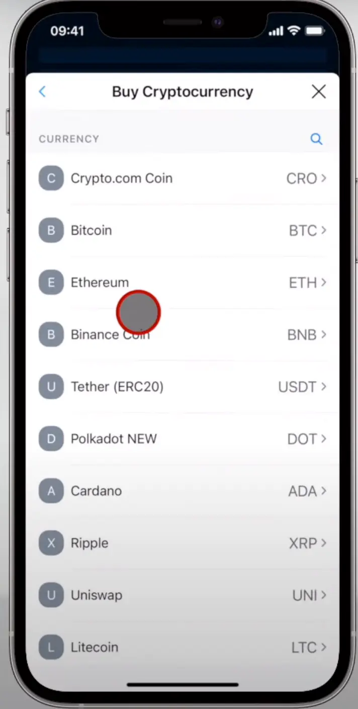 buying crypto with crypto.com app
