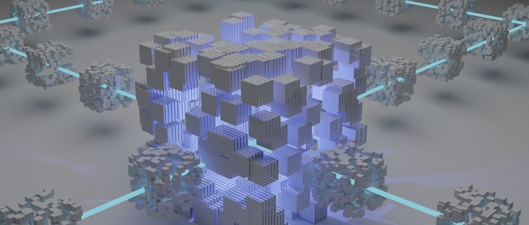 Blockchain network and gas fees visualization